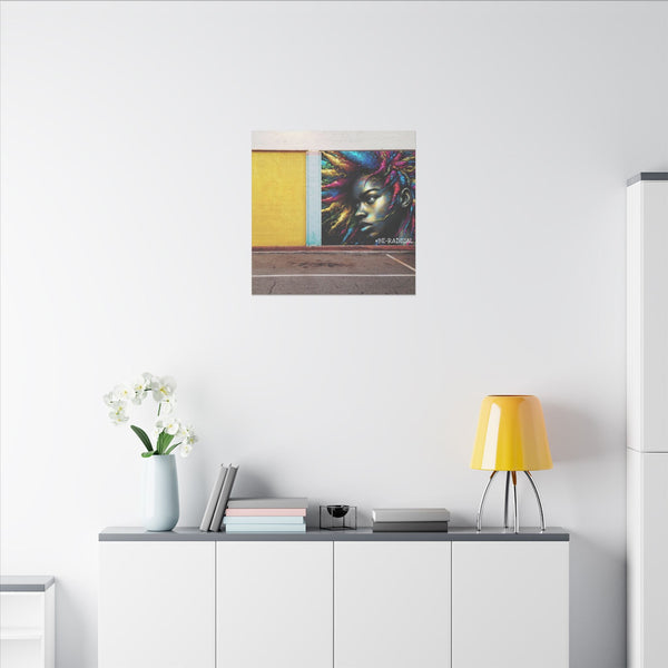 BE RADICAL Matte Canvas, Stretched, 0.75"