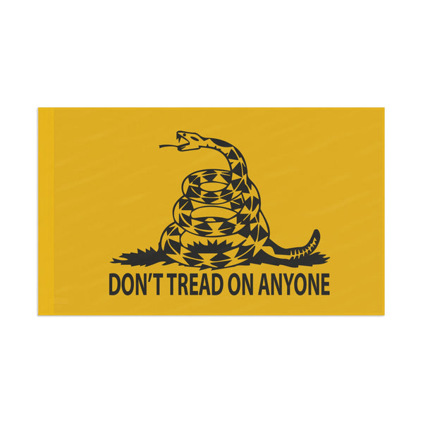 Don't Tread on Anyone Single Sided Flag