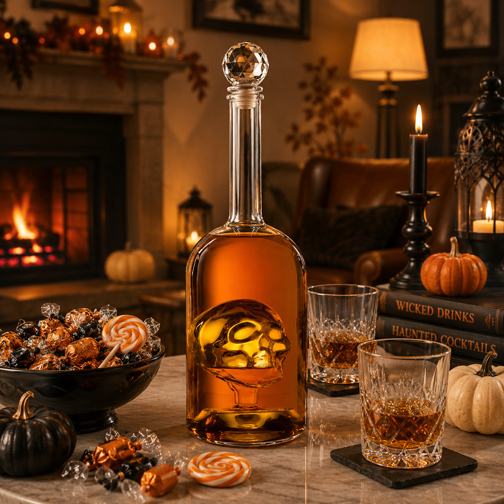 Skull Bottle Premium Barware Gift Elegant Drinkware Collection