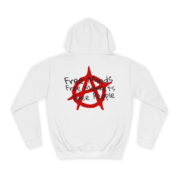 FREE MINDS FREE MARKETS FREE PEOPLE Unisex College Hoodie