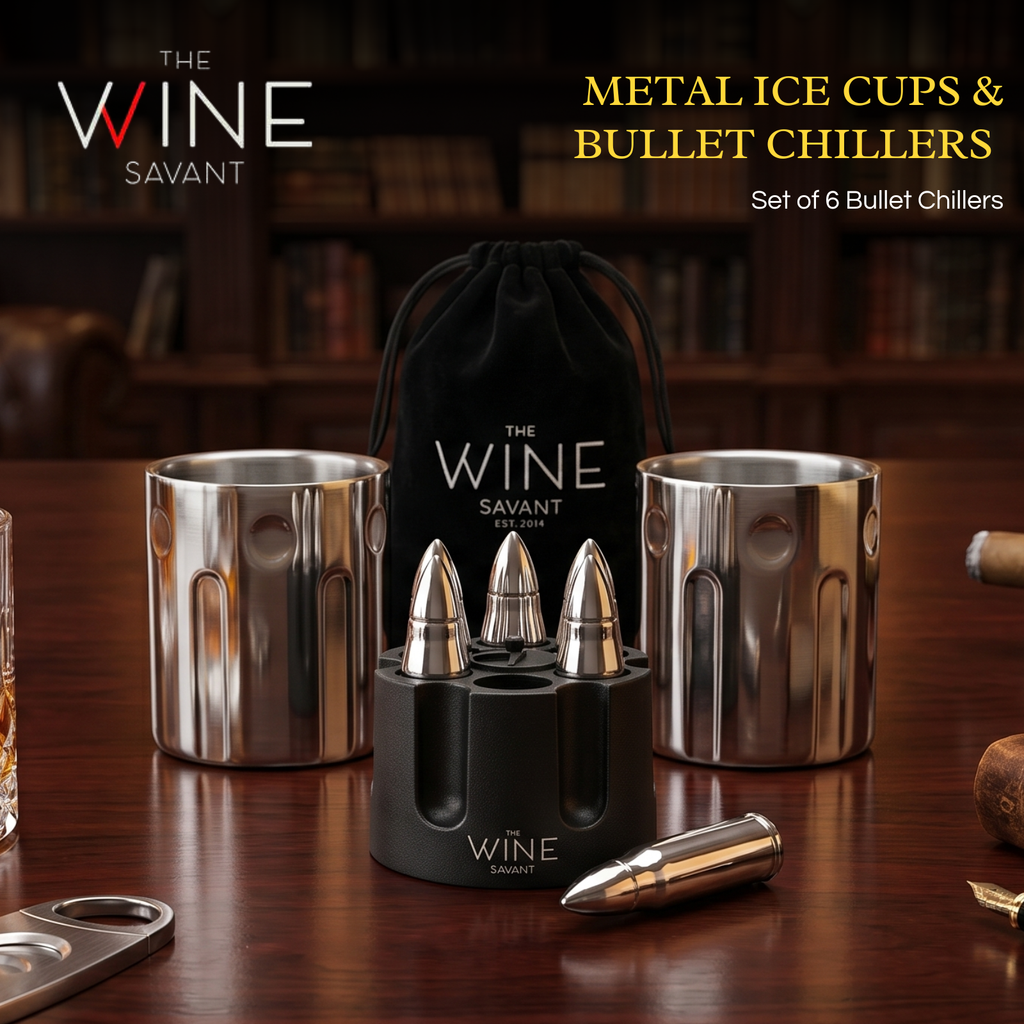 2 Metal Ice Cups Bullet Chillers By Whiskey Stones Bullets Stainless Steel With Revo