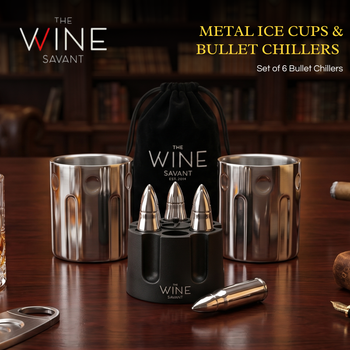 2 Metal Ice Cups Bullet Chillers By Whiskey Stones Bullets Stainless Steel With Revo