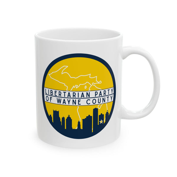 Libertarian Party of Wayne County Ceramic Mug | Perfect Gift for Coffee, Tea, and Liberty Lovers