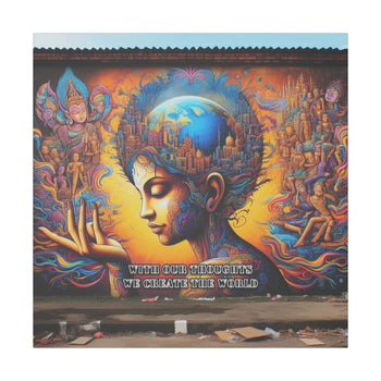 WITH OUR MINDS Matte Canvas, Stretched, 0.75