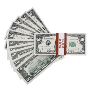 $5,000 Full Print 1990 Series Stack