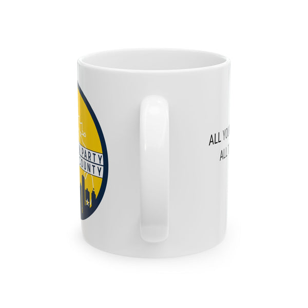Libertarian Party of Wayne County Ceramic Mug | Perfect Gift for Coffee, Tea, and Liberty Lovers