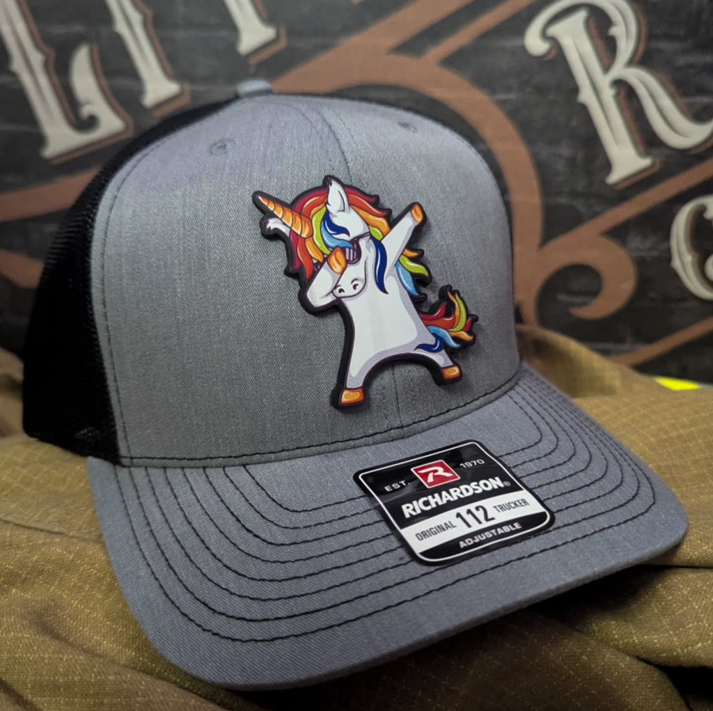 Dabcorn Leather Patch Hat Dabbing Unicorn