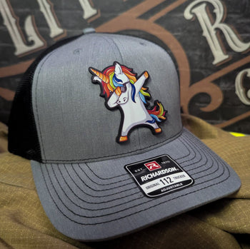 Dabcorn Leather Patch Hat Dabbing Unicorn