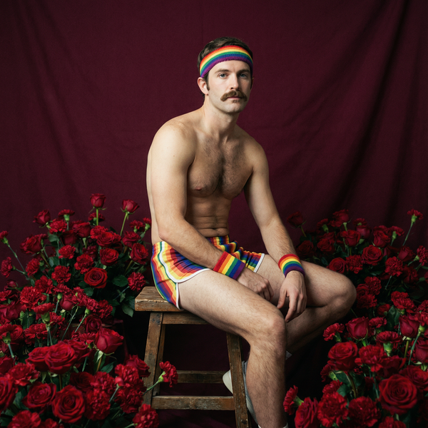 '80s Style Rainbow Sweatband | Absorbent Stretch Running Headband