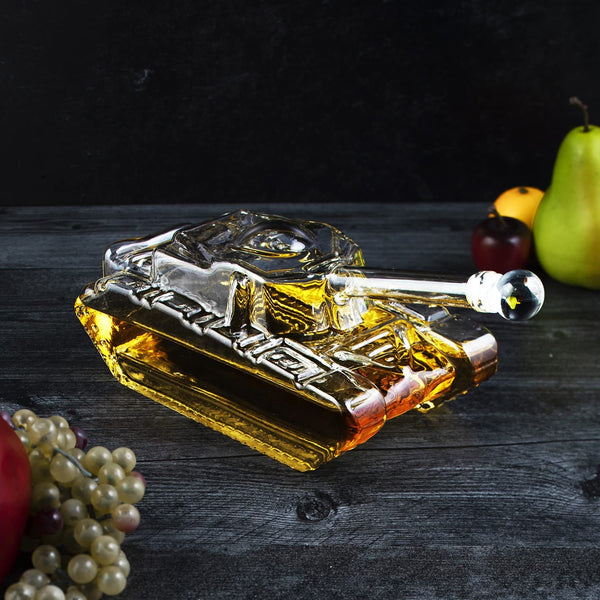 Tank Whiskey Decanter - Military Veteran Gifts - 1000ml