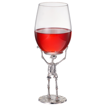 Stemmed Skeleton Wine Glass | SINGLE | 19oz