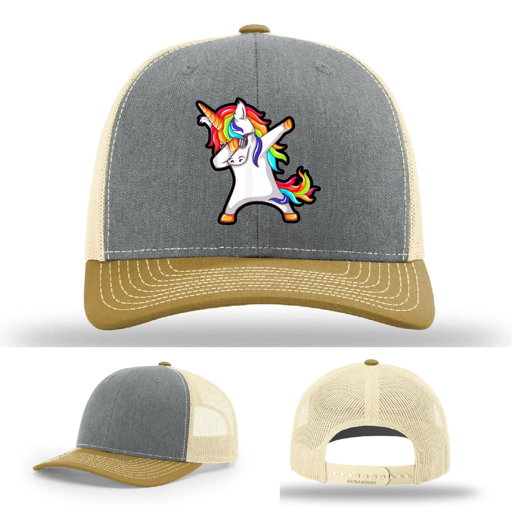 Dabcorn Leather Patch Hat Dabbing Unicorn