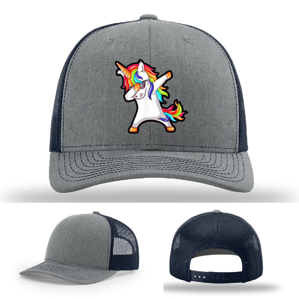 Dabcorn Leather Patch Hat Dabbing Unicorn