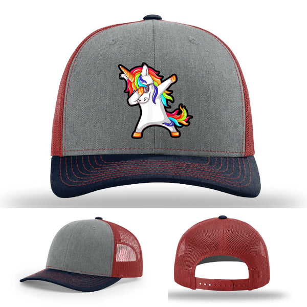 Dabcorn Leather Patch Hat Dabbing Unicorn