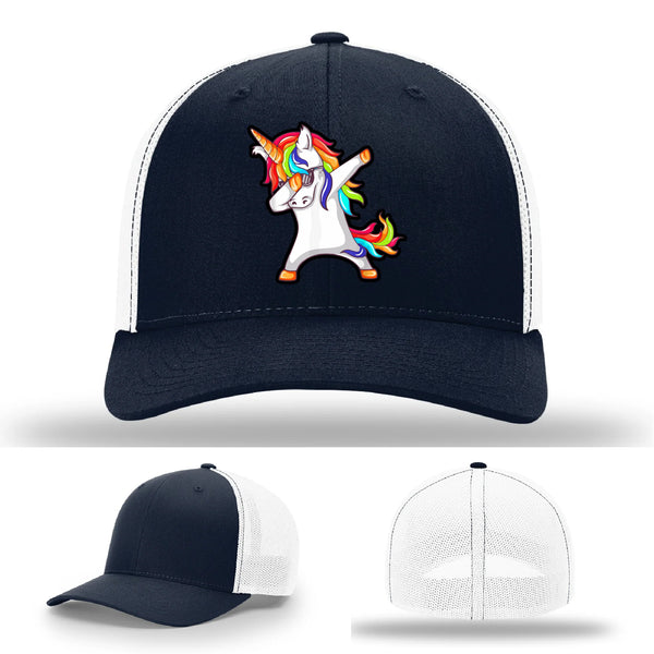 Dabcorn Leather Patch Hat Dabbing Unicorn