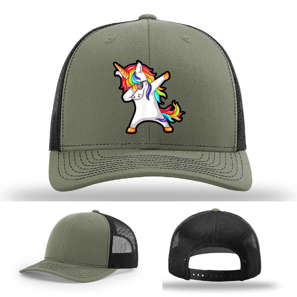 Dabcorn Leather Patch Hat Dabbing Unicorn