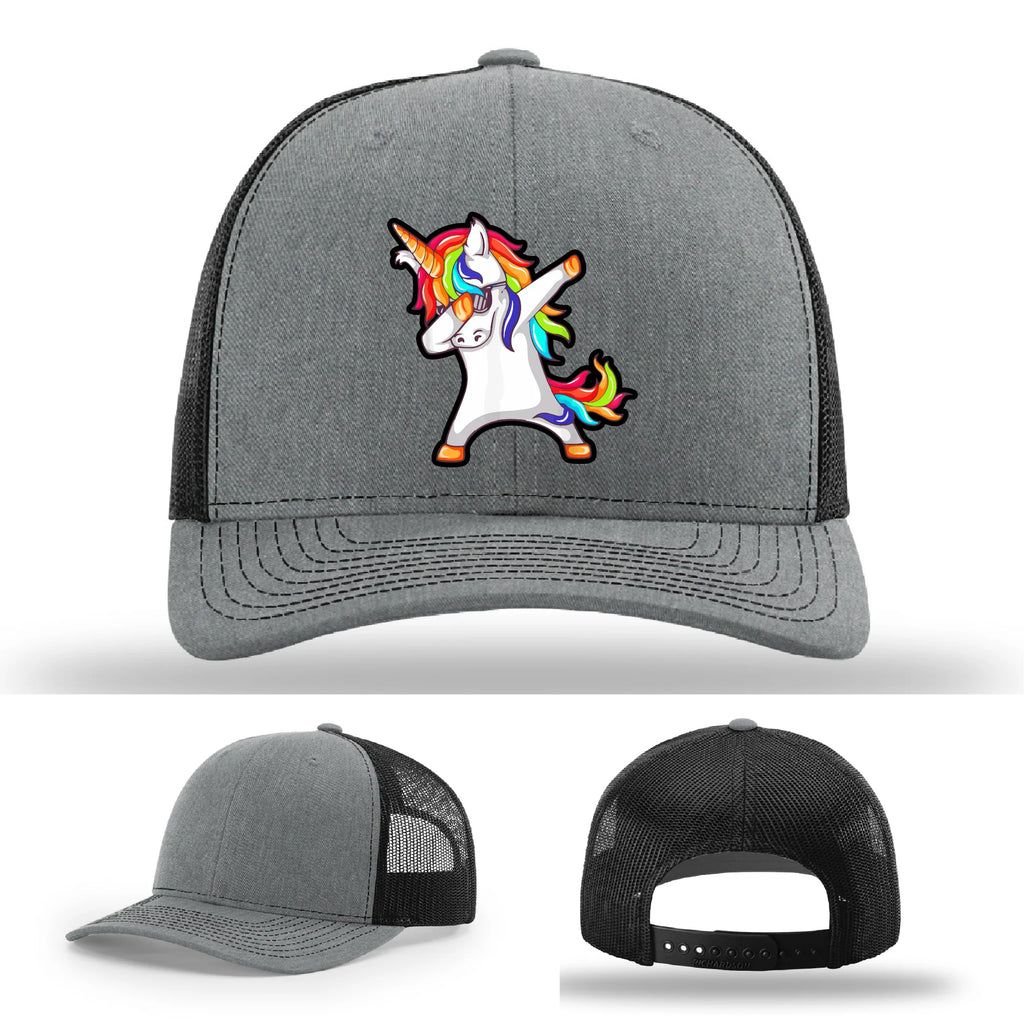 Dabcorn Leather Patch Hat Dabbing Unicorn