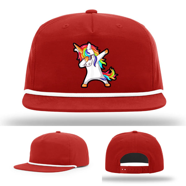 Dabcorn Leather Patch Hat Dabbing Unicorn