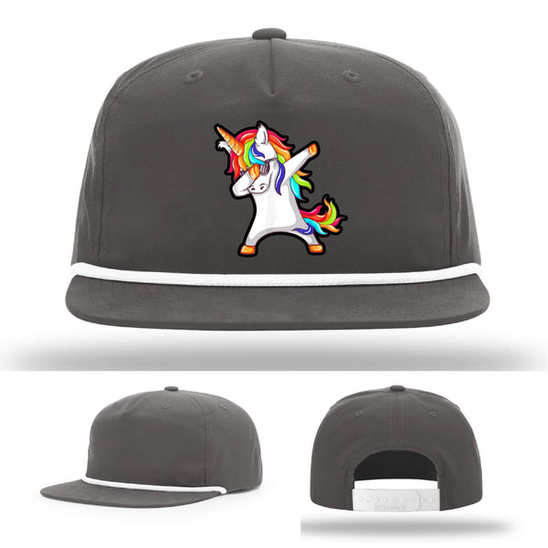 Dabcorn Leather Patch Hat Dabbing Unicorn