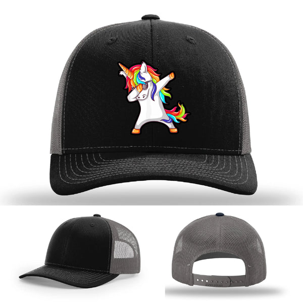 Dabcorn Leather Patch Hat Dabbing Unicorn