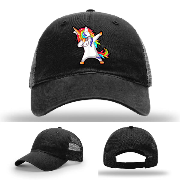 Dabcorn Leather Patch Hat Dabbing Unicorn