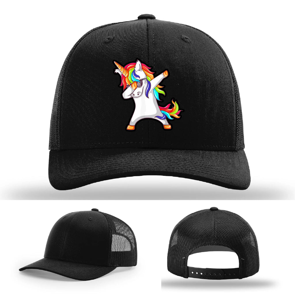 Dabcorn Leather Patch Hat Dabbing Unicorn