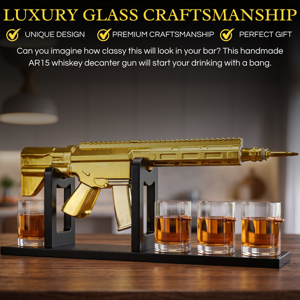 Gifts For Men Dad 1000 Ml Whiskey Decanter Set With 4 Glasses Unique Anniversary Bir