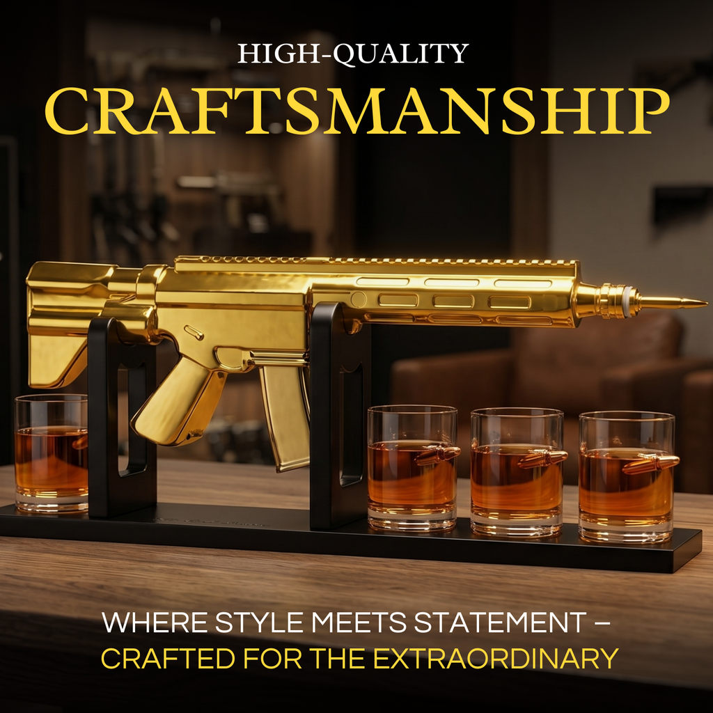 Gifts For Men Dad 1000 Ml Whiskey Decanter Set With 4 Glasses Unique Anniversary Bir