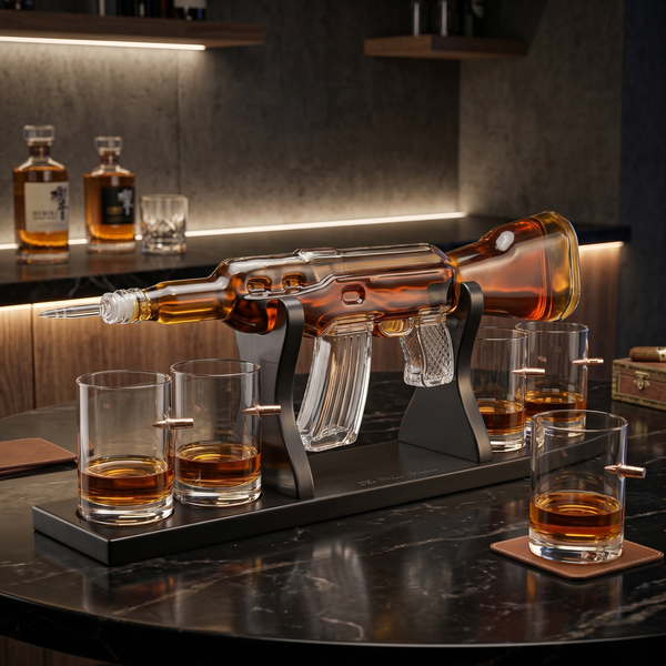 Rifle M16 Gun Decanter Premium Barware Gift Elegant Drinkware Collection