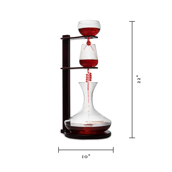 Wine Tower Decanting Aerator Set By 22 H 2250ML Wine Whiskey Decanter Set Carafe Imp