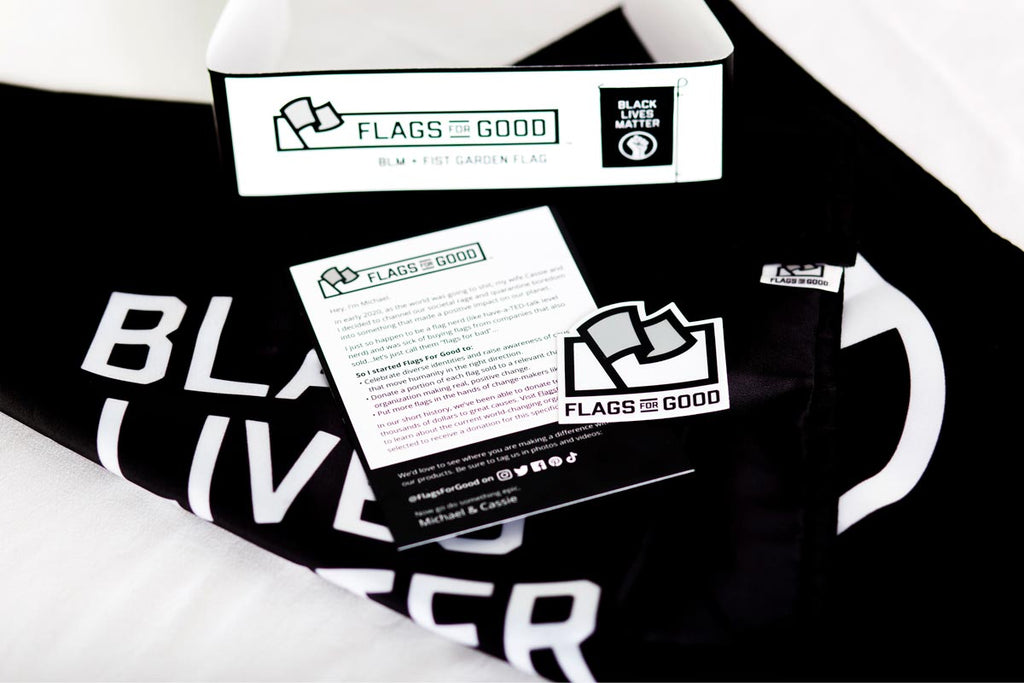 Black Lives Matter Garden Flag