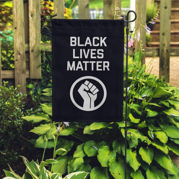 Black Lives Matter Garden Flag