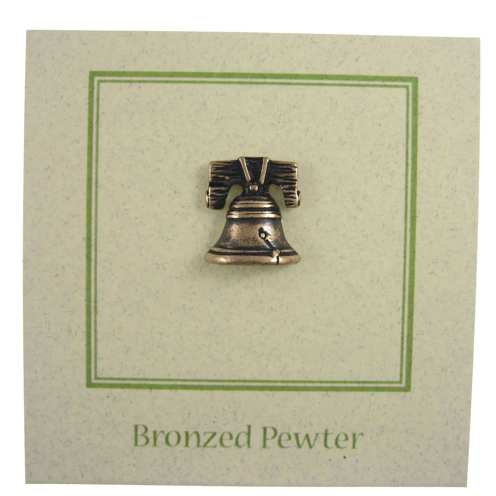 Liberty Bell Copper Lapel Pin