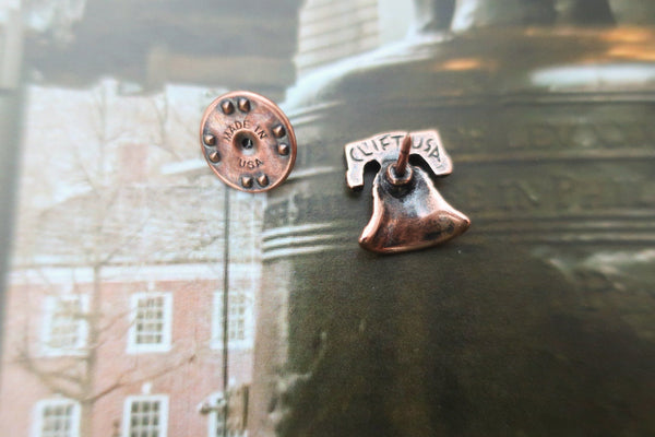 Liberty Bell Copper Lapel Pin
