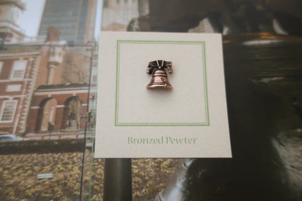 Liberty Bell Copper Lapel Pin