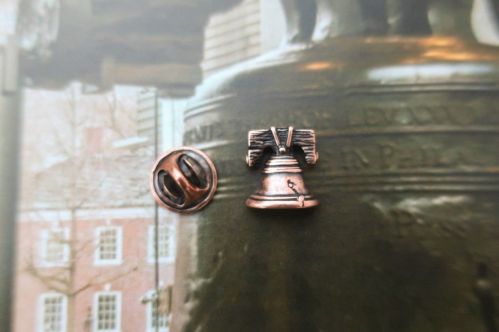 Liberty Bell Copper Lapel Pin
