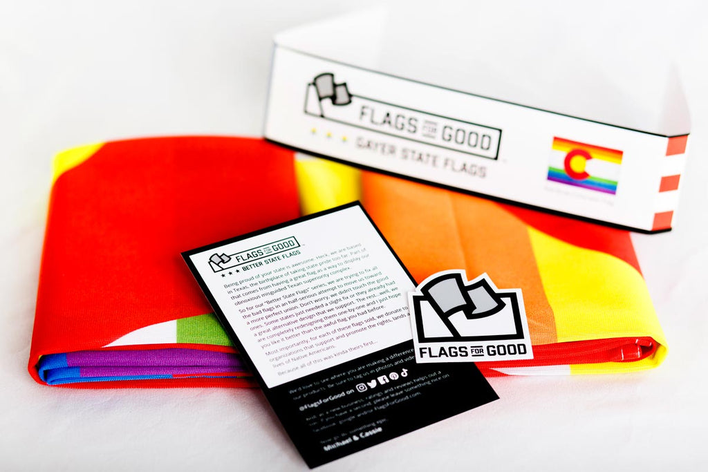 Rainbow Colorado LGBTQ+ Pride Flag