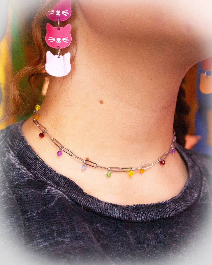 Choker Titanium Pride Colored Necklace