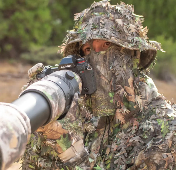 Leafy Camo Gloves in Mossy Oak and Realtree - Fingerless or Touchscreen Tips