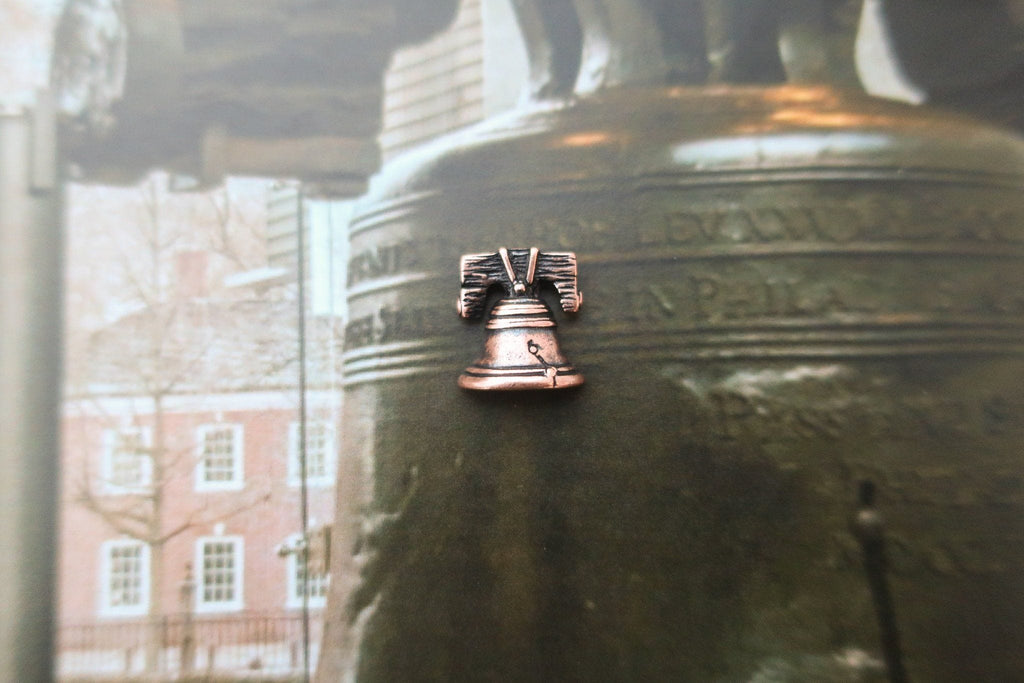 Liberty Bell Copper Lapel Pin