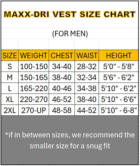 Maxx-Dri Vest Elite