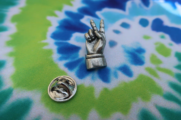 Peace Hand Sign Lapel Pin