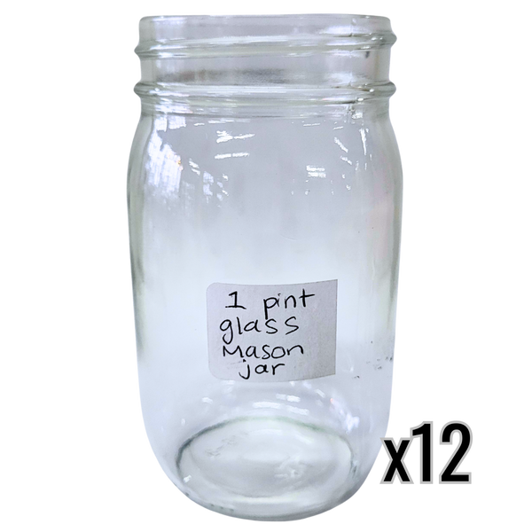 Pint Glass Mason Jar - 16 oz