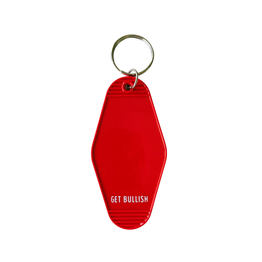 Say No To No Drugs Motel Style Keychain in Red