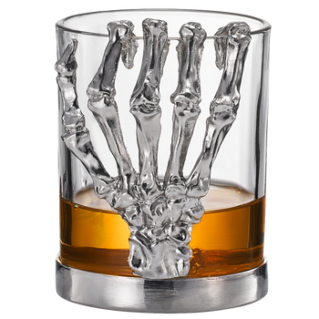 Skeleton Whiskey Glass Tumbler | Single | 10oz