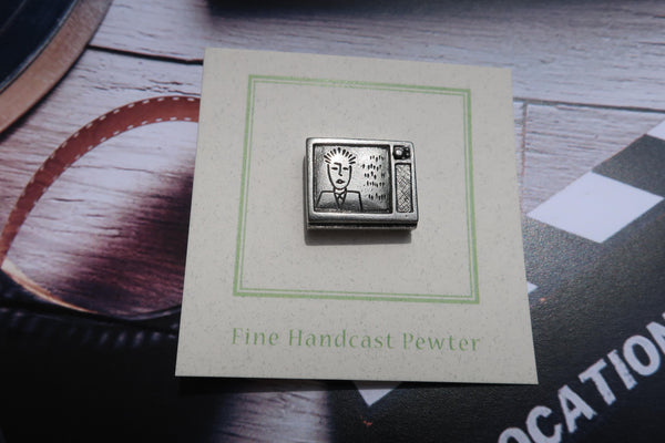 T.V. Talking Heads Lapel Pin