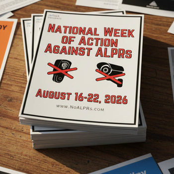 National Week of Action Against ALPRs Flyer