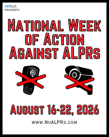 National Week of Action Against ALPRs Flyer