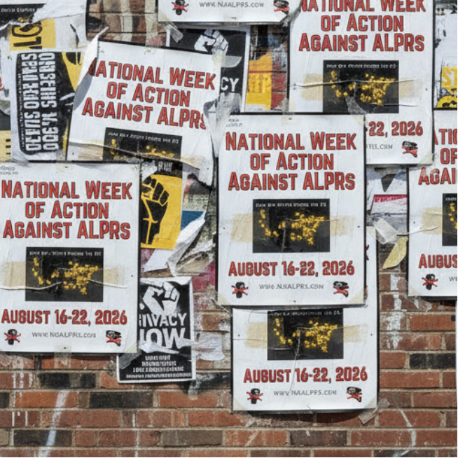 National Week of Action Against ALPRs Flyer