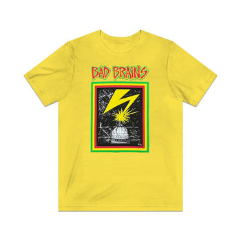 Bad Brains Album Capitol Yellow Mens T-shirt Officially Licensed
